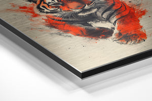 Tiger with Red Energy