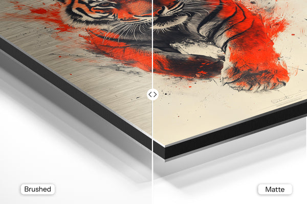 Tiger with Red Energy