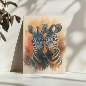 Zebra Duo Portrait