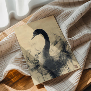 Swan in Abstract Motion