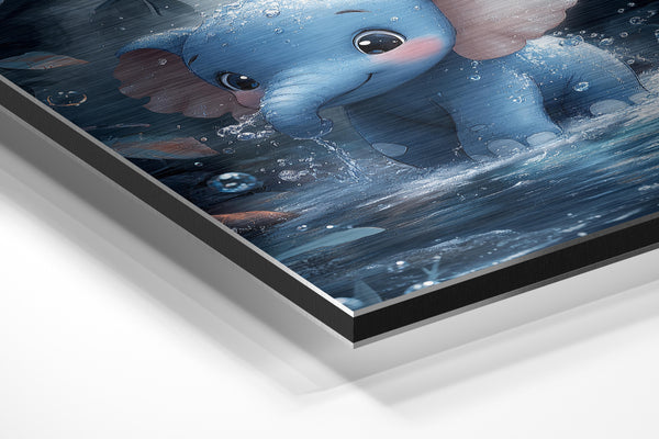 Elephant Water Splash