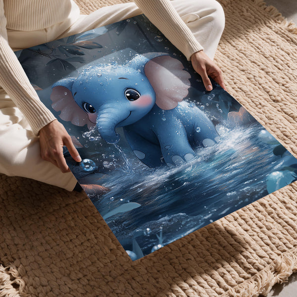 Elephant Water Splash