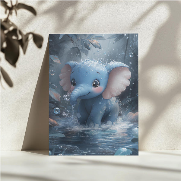 Elephant Water Splash