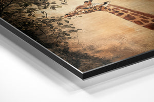 Gentle Giraffe Feast