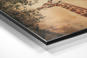 Gentle Giraffe Feast