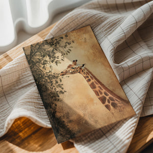 Gentle Giraffe Feast