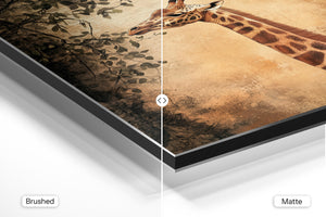 Gentle Giraffe Feast