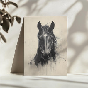 Elegant Black Horse