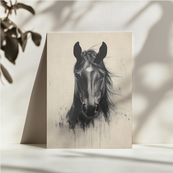 Elegant Black Horse