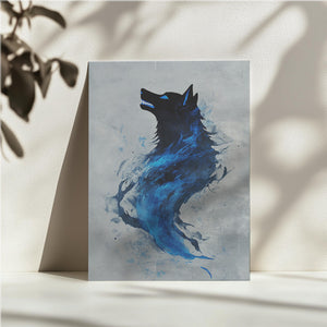 Blue Fire Wolf