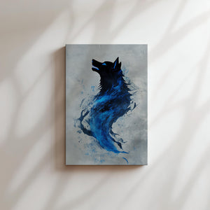 Blue Fire Wolf
