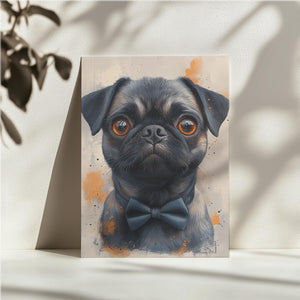 Elegant Pug Bowtie