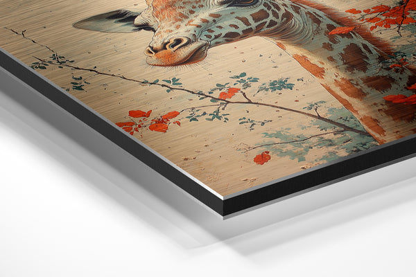 Serene Giraffe Portrait