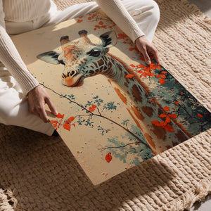 Serene Giraffe Portrait