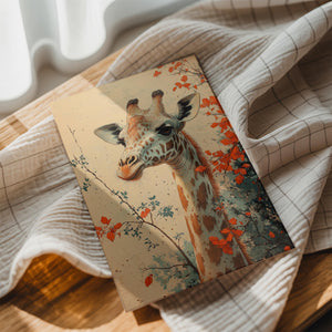 Serene Giraffe Portrait