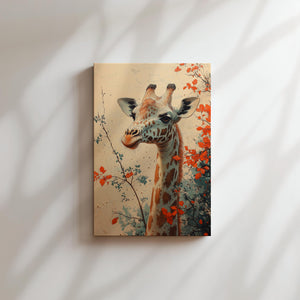 Serene Giraffe Portrait