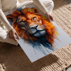 Majestic Lion Portrait