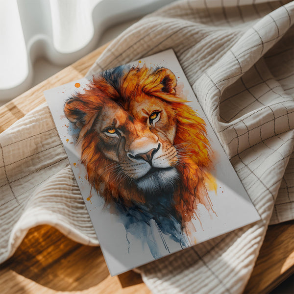 Majestic Lion Portrait