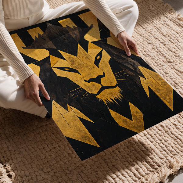 Golden Lion Geometric