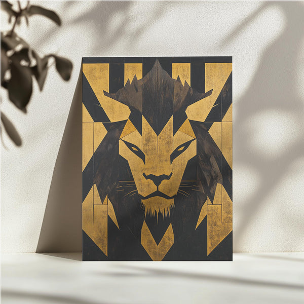 Golden Lion Geometric