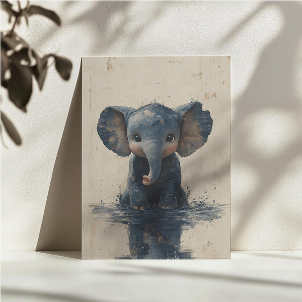 Playful Elephant Splash