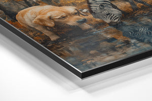 Dog & Zebra Friendship