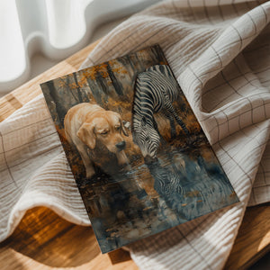 Dog & Zebra Friendship