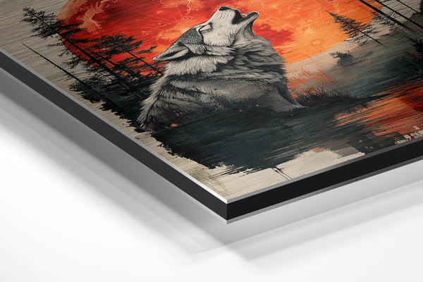 Wolf and Blood Moon