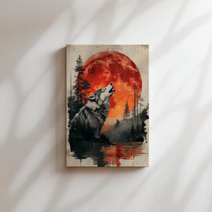Wolf and Blood Moon