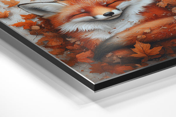 Sleeping Fox in Autumn