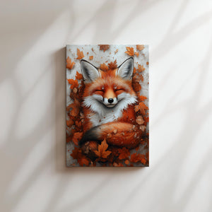 Sleeping Fox in Autumn