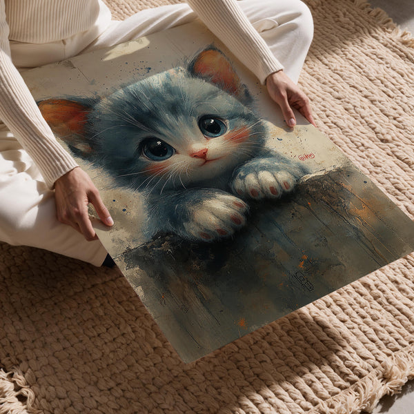 Curious Kitten Portrait