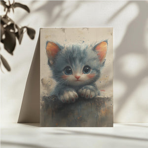 Curious Kitten Portrait