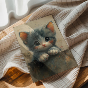 Curious Kitten Portrait