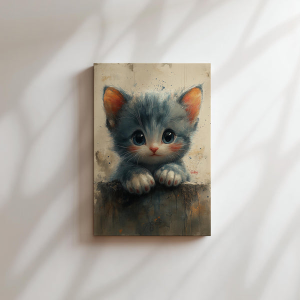 Curious Kitten Portrait