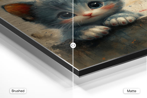 Curious Kitten Portrait