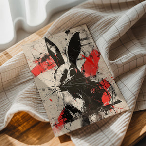 Abstract Rabbit Art