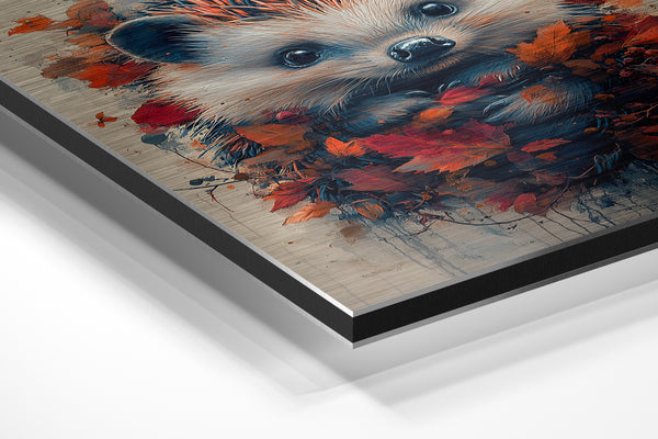 Hedgehog in Autumn Warmth