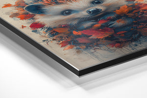 Hedgehog in Autumn Warmth