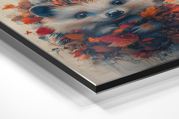 Hedgehog in Autumn Warmth