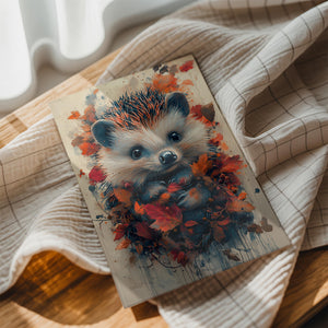Hedgehog in Autumn Warmth
