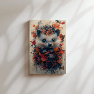 Hedgehog in Autumn Warmth