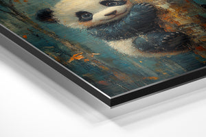 Playful Panda on Tree