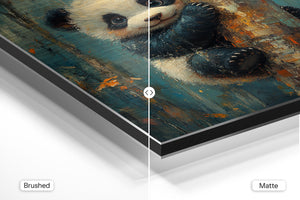 Playful Panda on Tree