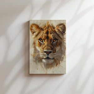 Regal Lion Portrait