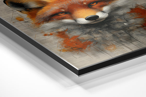 Geometric Fox Portrait