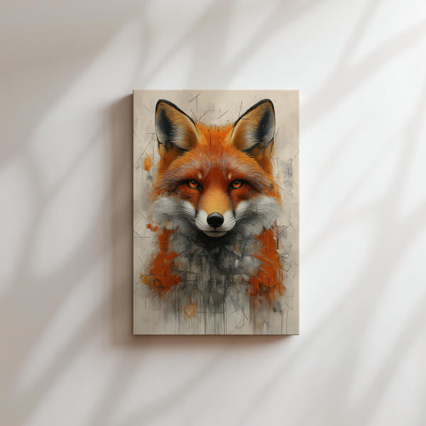 Geometric Fox Portrait