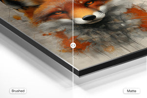 Geometric Fox Portrait