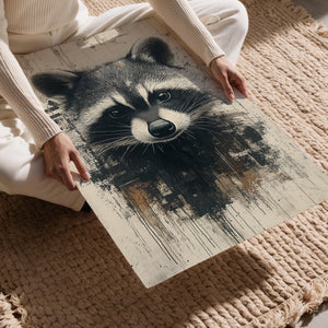 Monochrome Raccoon