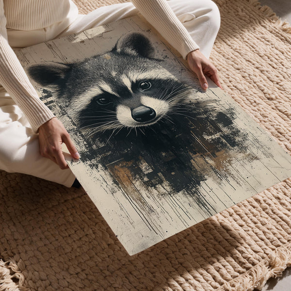 Monochrome Raccoon